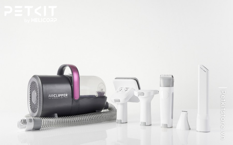 máy chải hút lông chó mèo