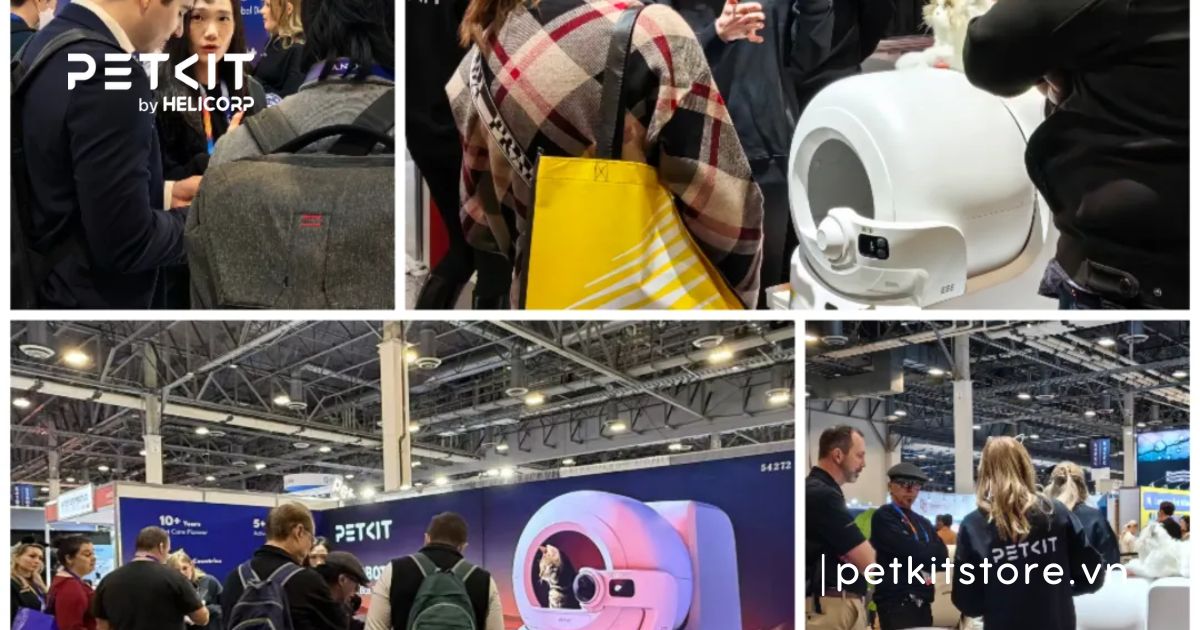Gian hàng của PETKIT tại CES 2025