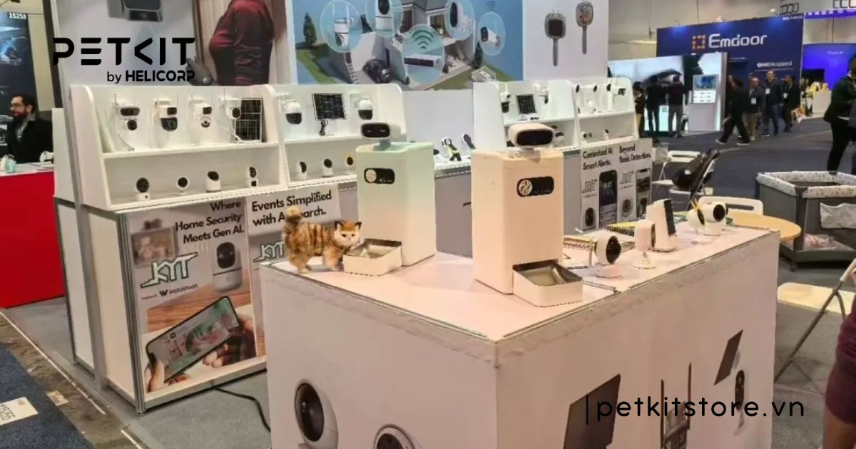 Máy cho ăn Xulinyun AI trang bị camera HD 360 độ