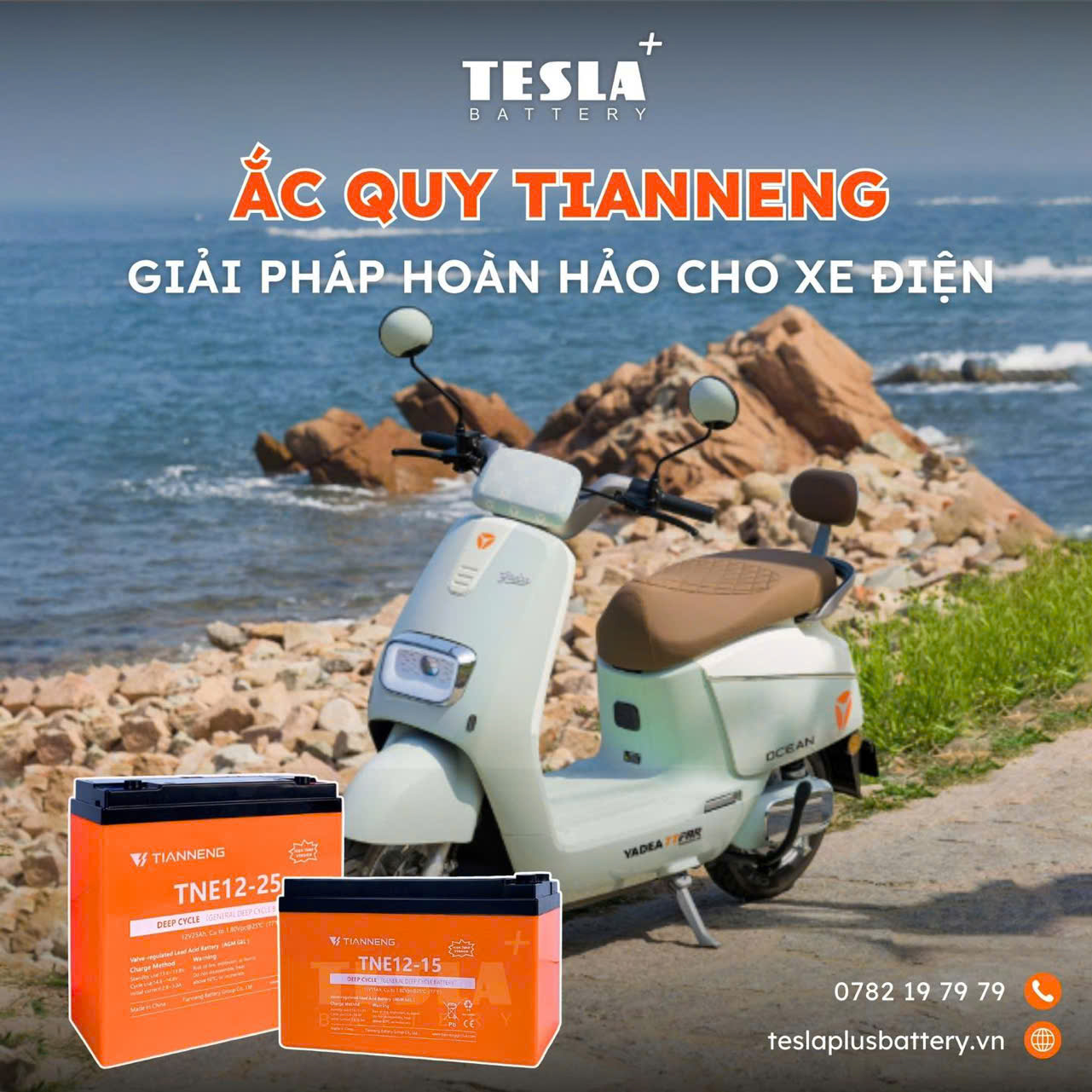 Ắc quy Tianneng - Giải pháp hoàn hảo cho xe điện