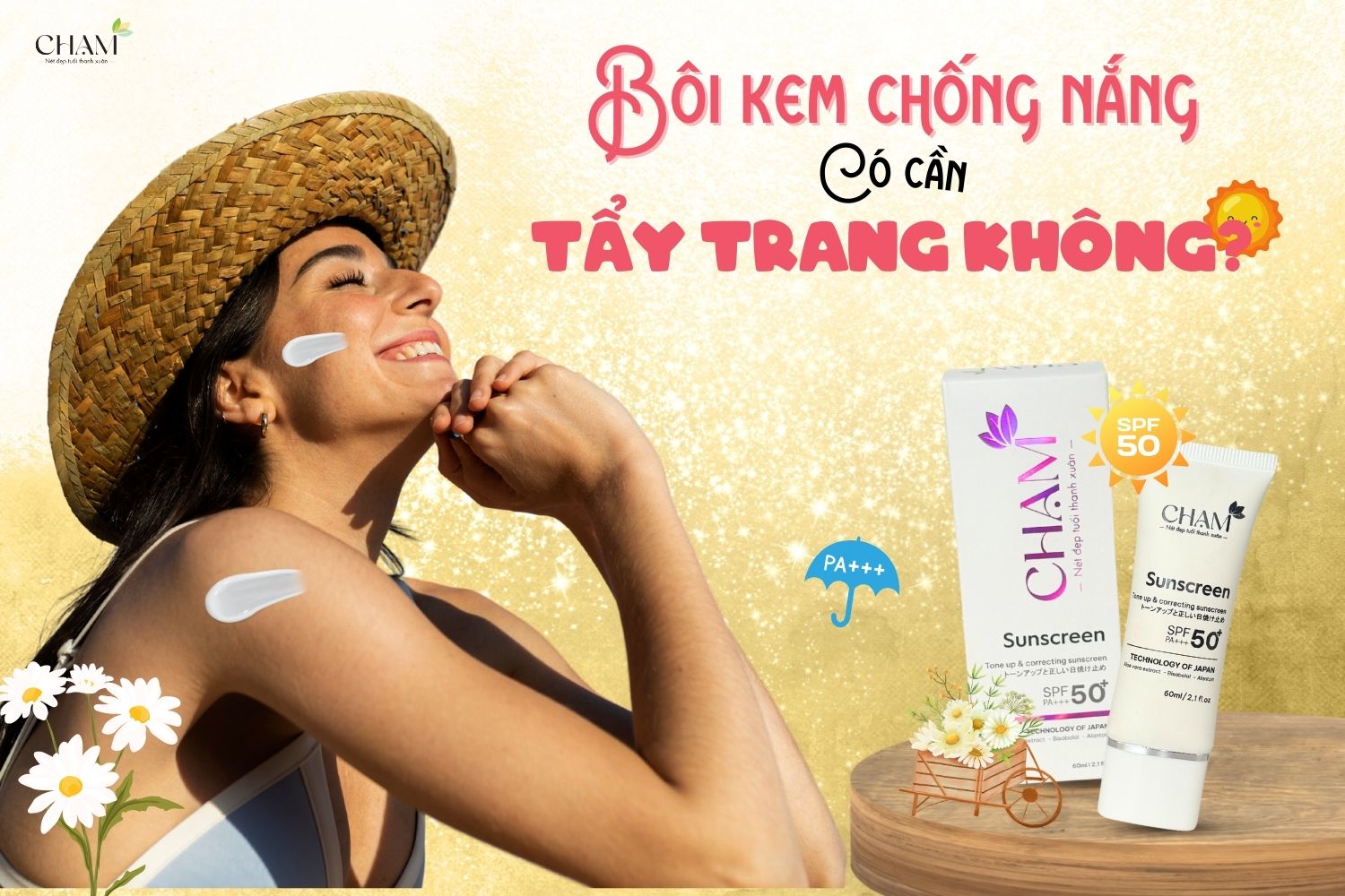 "Bôi kem chống nắng có cần tẩy trang không” luôn là một trong những thắc mắc được nhiều người quan tâm