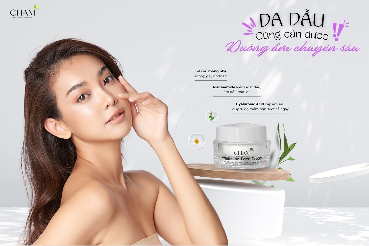 Da dầu cũng cần dưỡng ẩm chuyên sâu