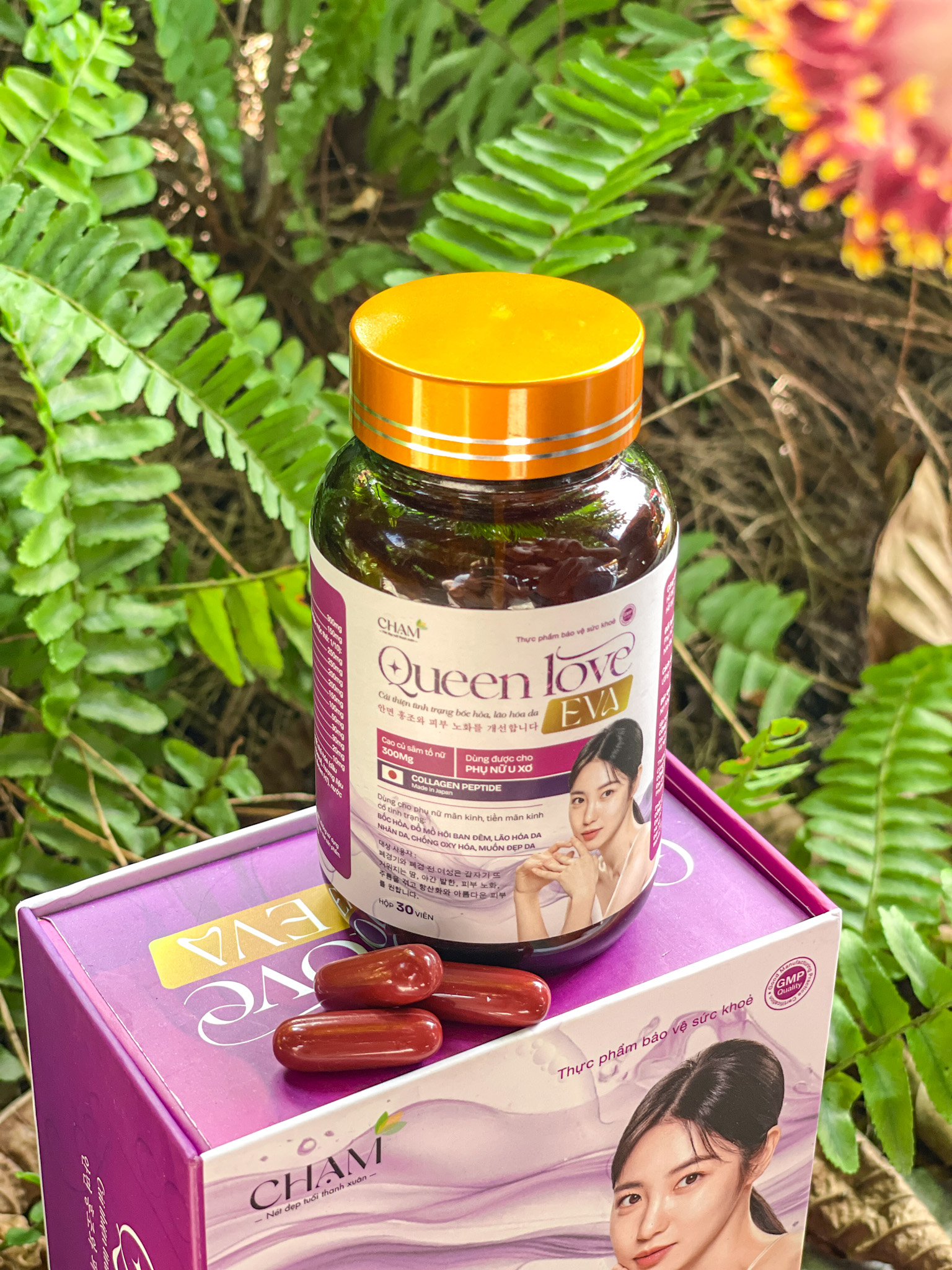 Queen Love Eva CHẠM mang đến một giải pháp tiện lợi và hiệu quả để phụ nữ hiện đại chăm sóc sức khỏe và sắc đẹp từ bên trong