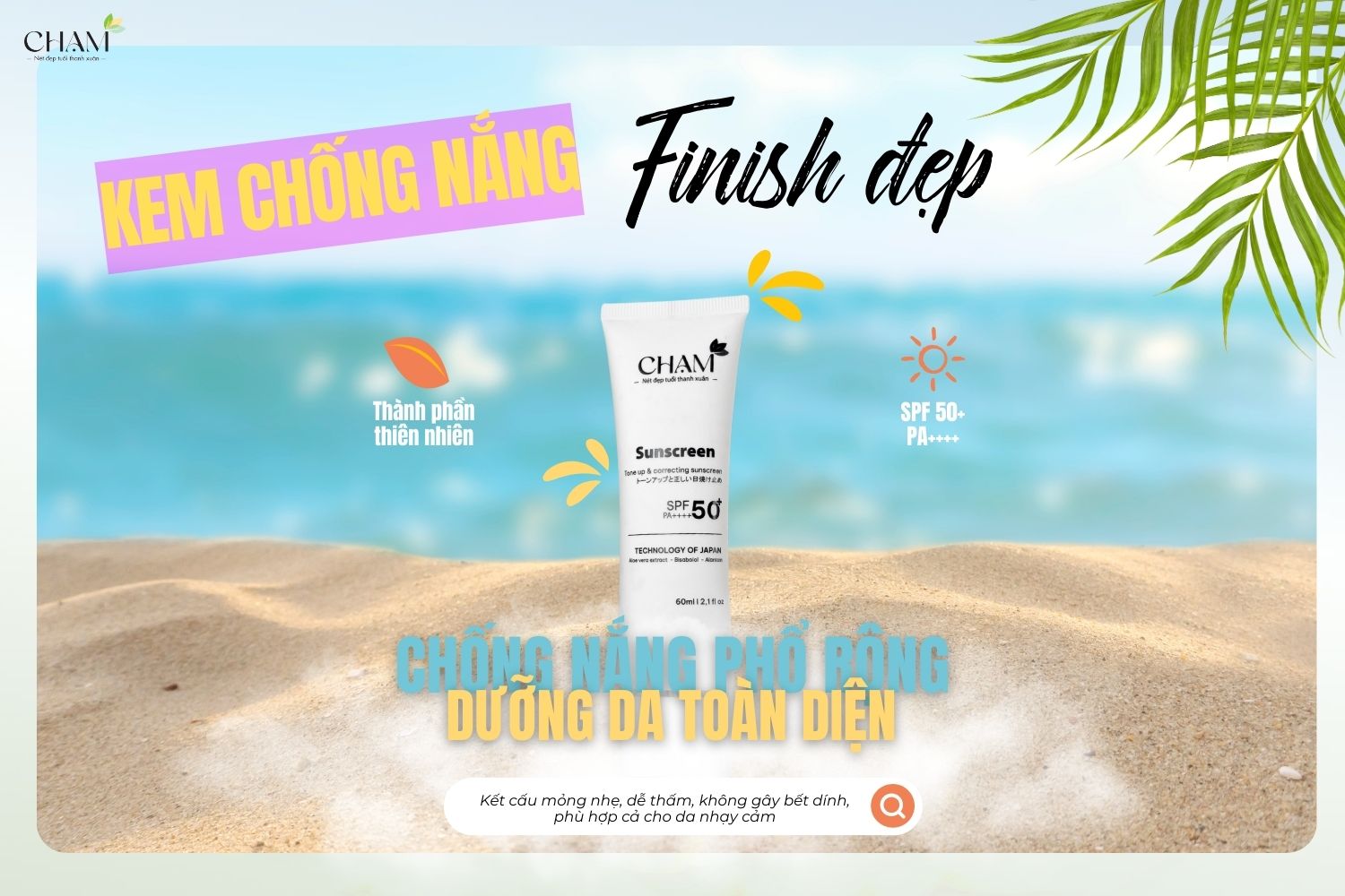 Kem chống nắng finish đẹp vừa chống nắng hiệu quả, vừa có thể nâng tông nhẹ nhàng