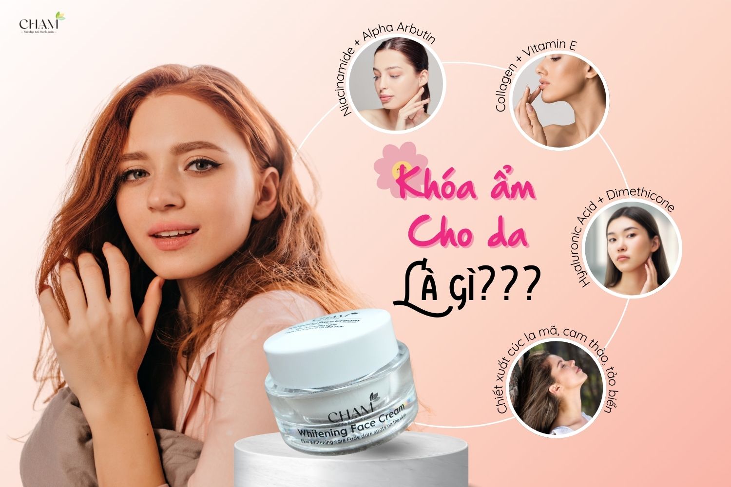 Khóa ẩm chính là việc sử dụng các sản phẩm có công thức đặc biệt để tạo ra một lớp màng chắn trên bề mặt da