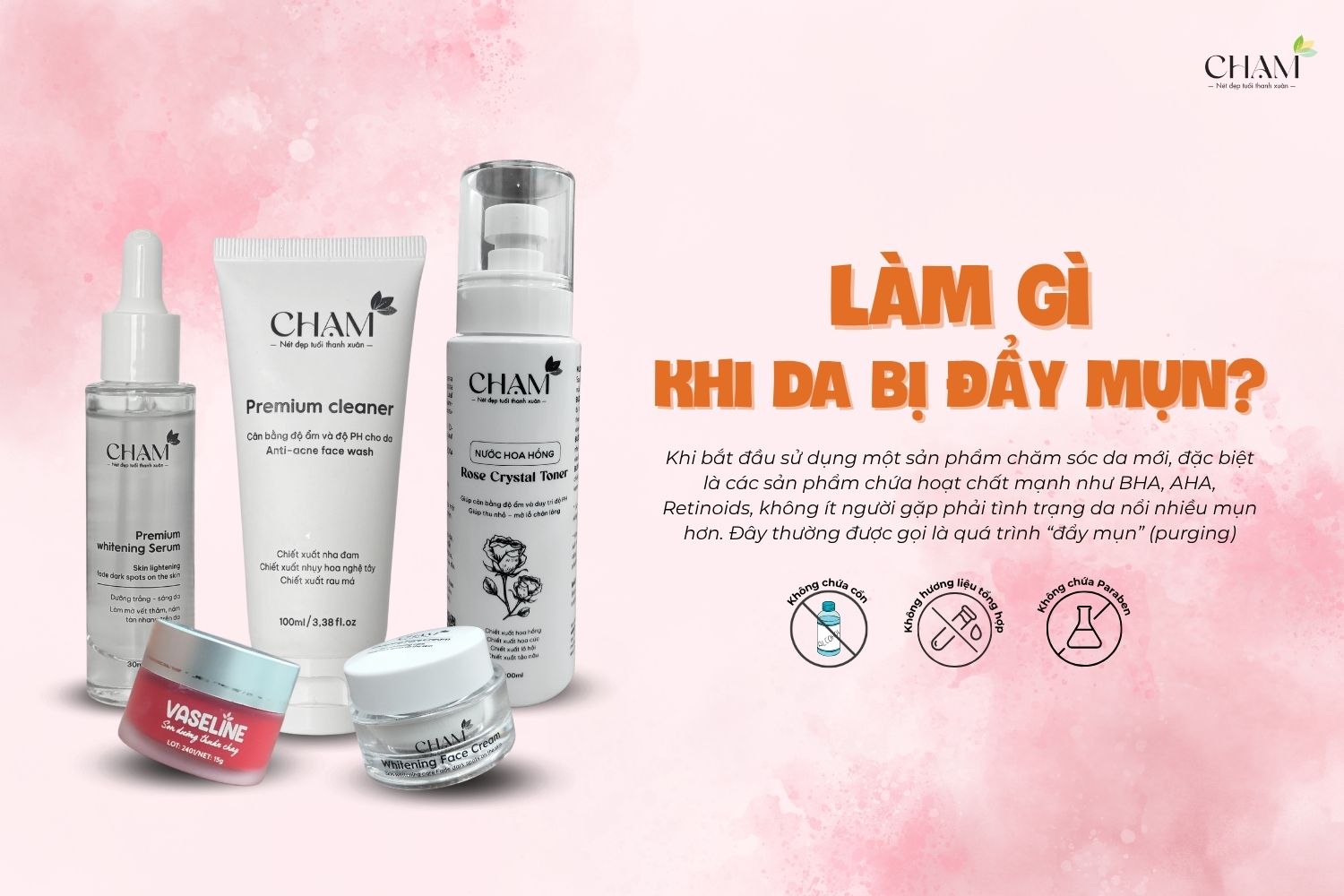 Vậy, làm gì khi da đẩy mụn và làm thế nào để vượt qua giai đoạn này một cách nhẹ nhàng