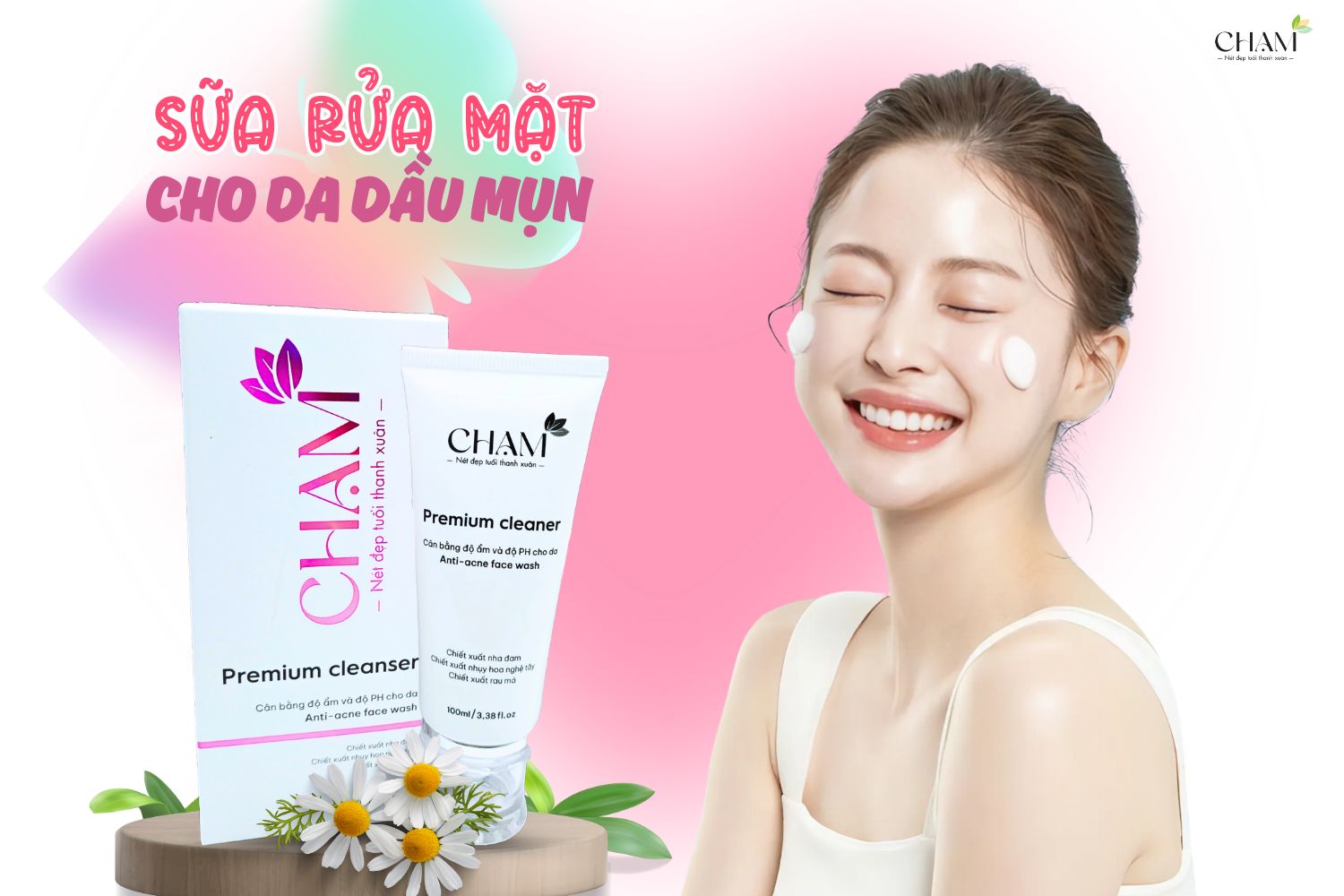 Sữa rửa mặt cho da dầu là sản phẩm thiết yếu trong quy trình chăm sóc da hàng ngày