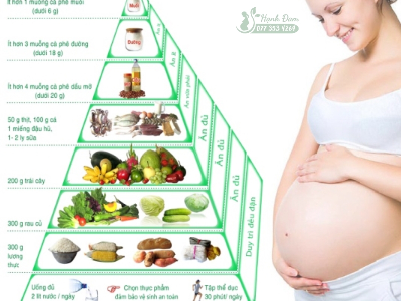 dinh dưỡng hợp lý khi mang thai