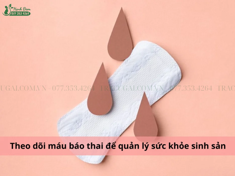 theo dõi máu báo thai