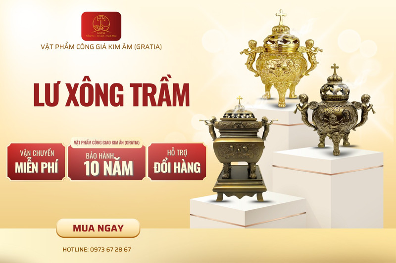 Lư xông trầm nhỏ: Tối ưu công năng, tạo không gian linh thiêng