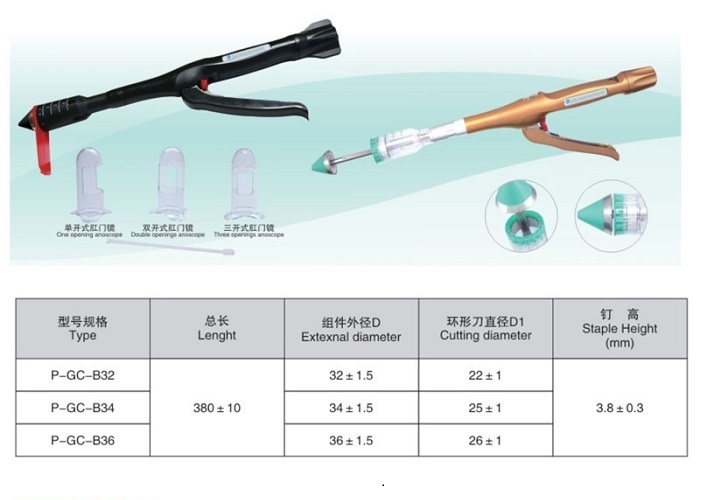 bộ dụng cụ cắt trĩ tự động