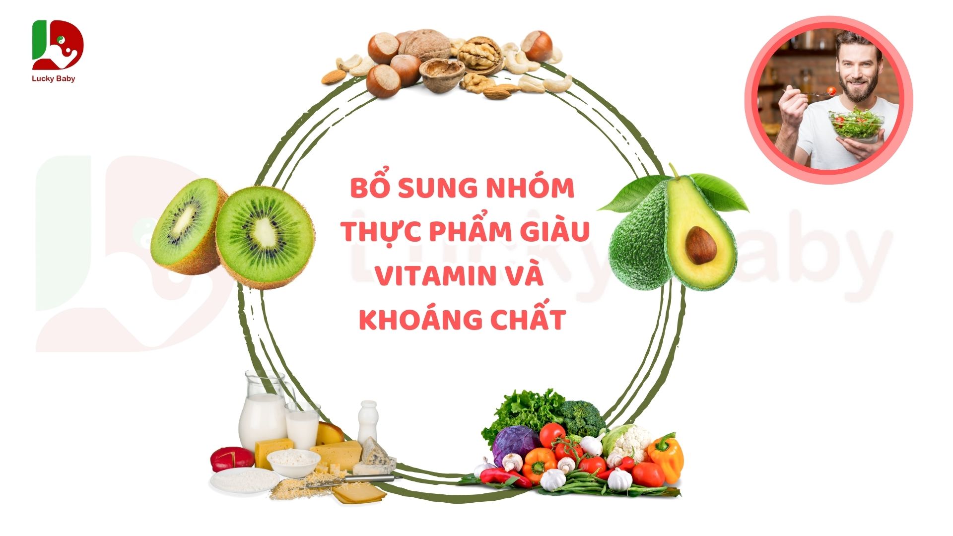 Bổ sung thực phẩm giàu vitamin và khoáng chất tốt cho tinh trung y