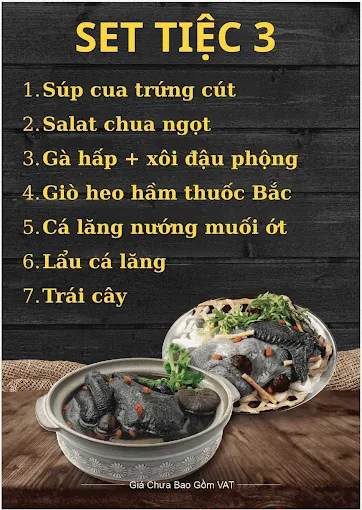 Hầm Rượu 89 - Set Menu Tiệc 172 Phan Văn Hớn
