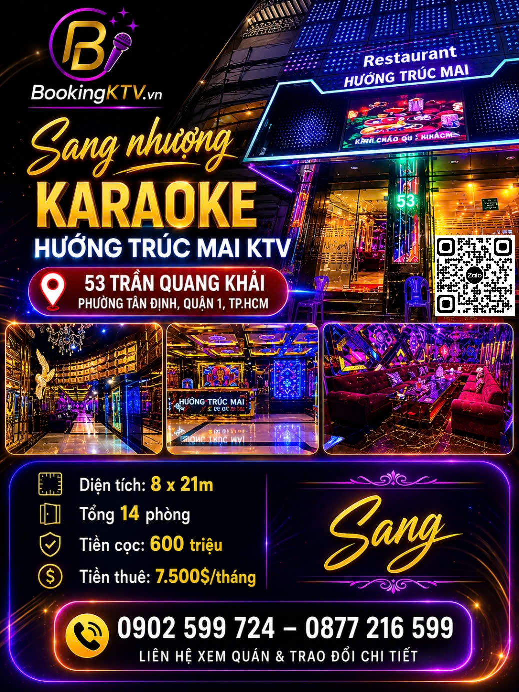 Hình Ảnh Sang Nhượng KTV Hương Trúc Mai Karaoke (1)