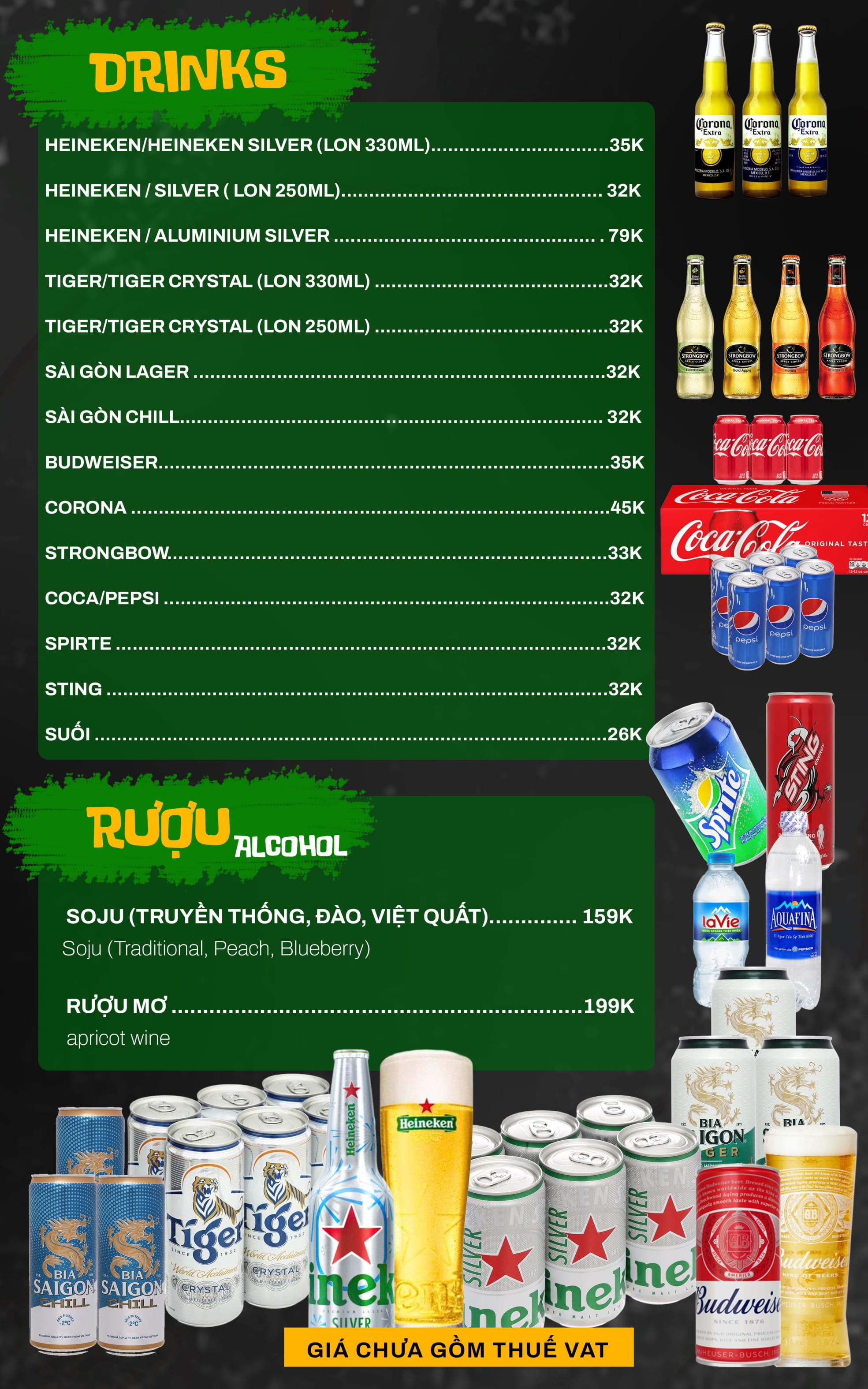 303 phạm văn đồng menu bia garden