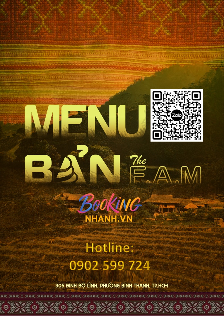 Menu Bản The FAM 305 Đinh Bộ Lĩnh Bình Thạnh