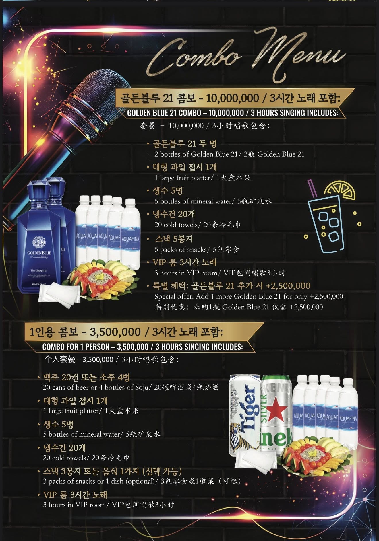 Menu Combo BB Restaurant 127 Nguyễn Thái Bình Quận 1