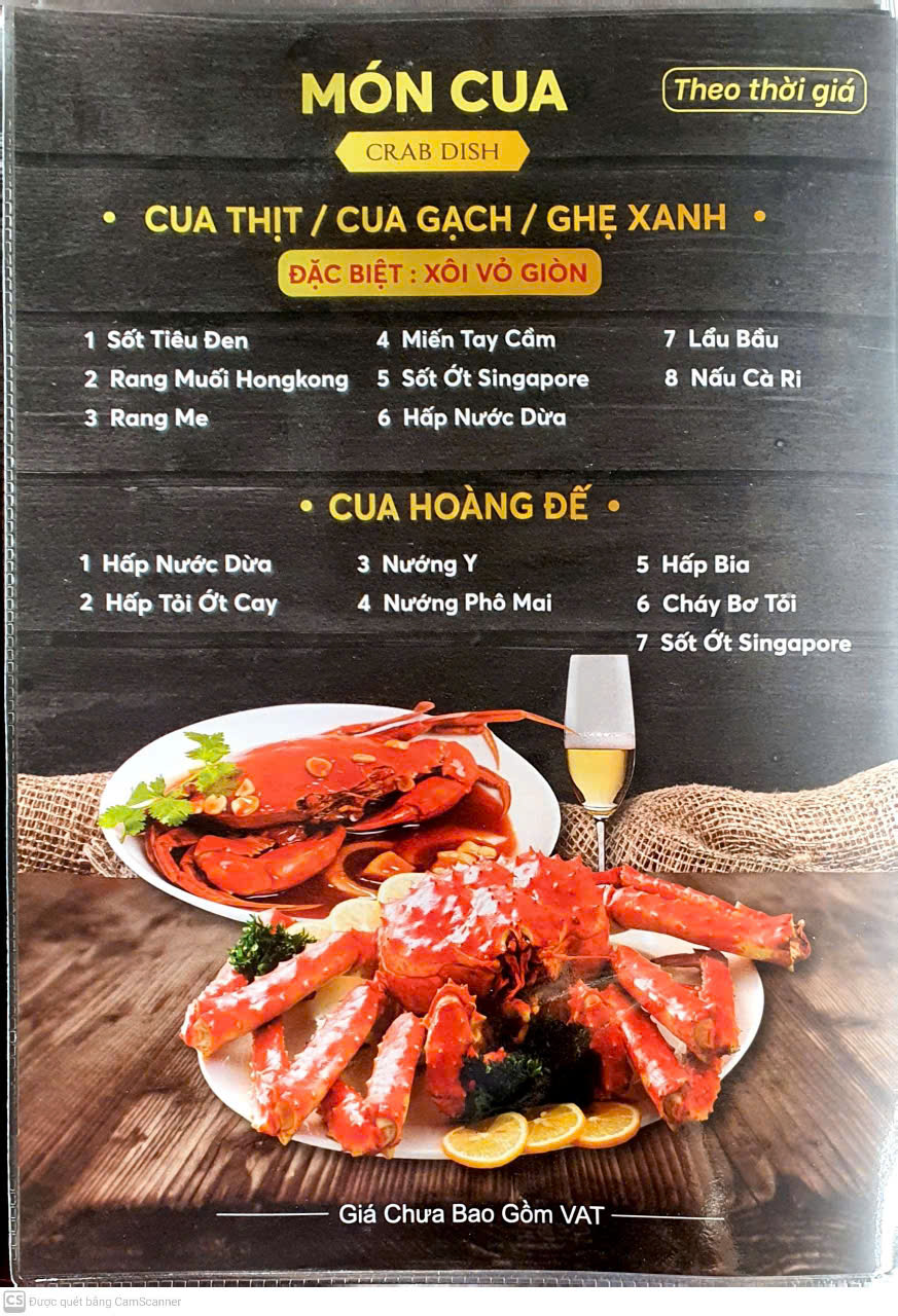 Món Ăn menu hầm rượu 89