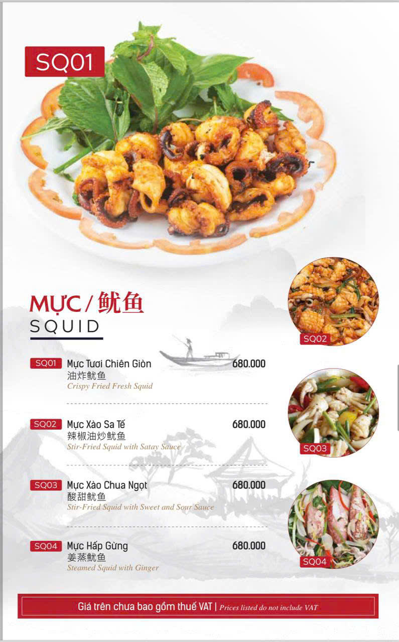 Menu Món Ăn Nhà Hàng 127 Restaurant Nguyễn Thái Bình Q1 (2)