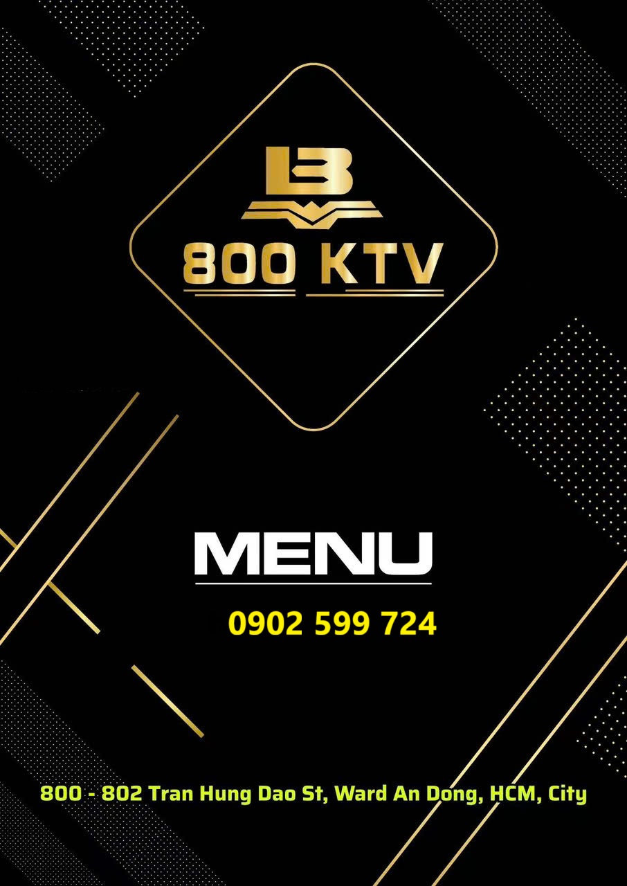 Menu PRINCE 800 KTV 800 Trần Hưng Đạo Quận 5