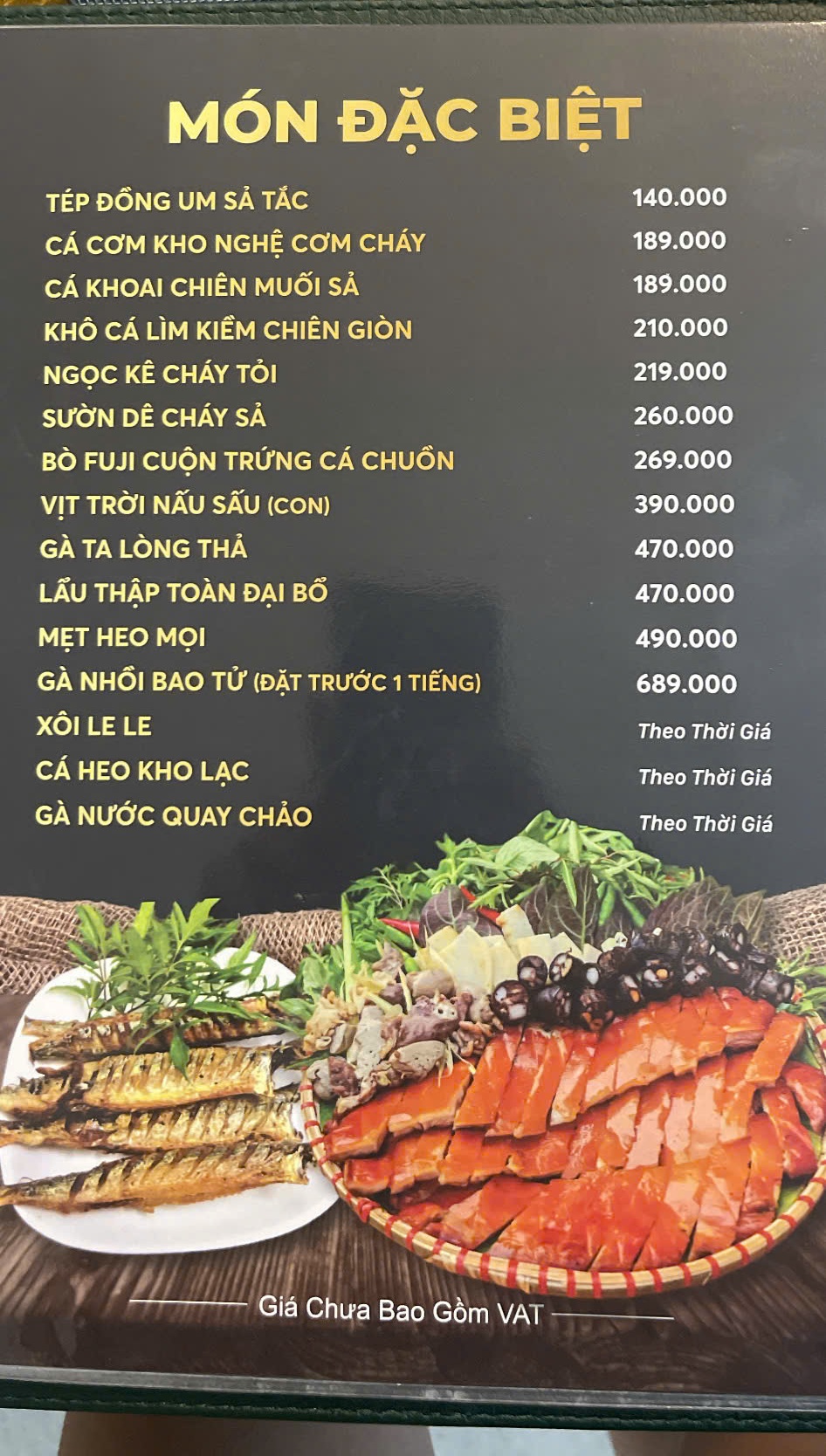 Menu Thực Đơn Nhà Hàng 175 Restaurant 786B Nguyễn Kiệm Quận Gò Vấp