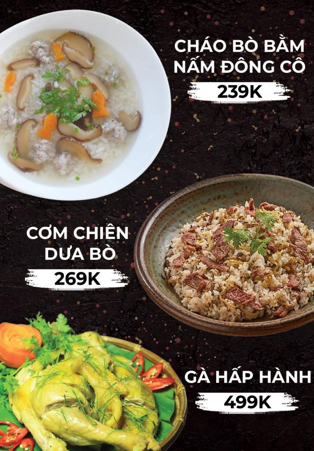 lucky 2000 ho chi minh menu món