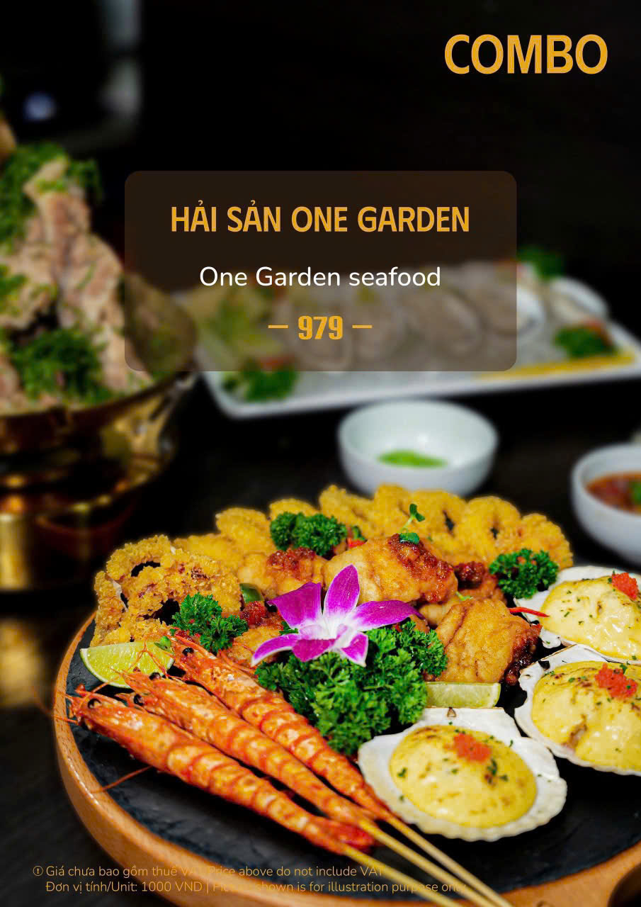 thực đơn one garden