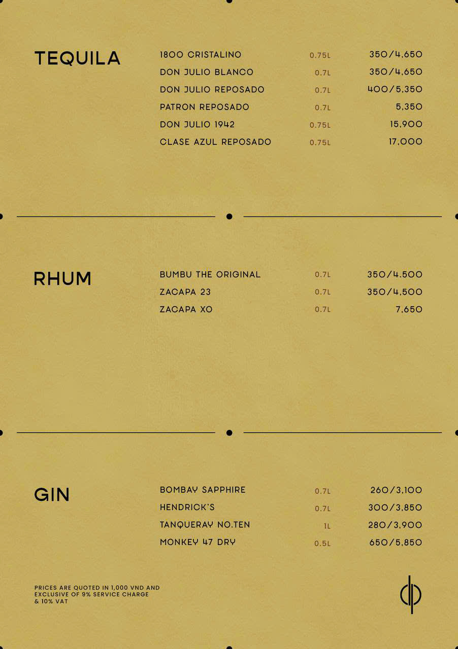 thực đơn của zion