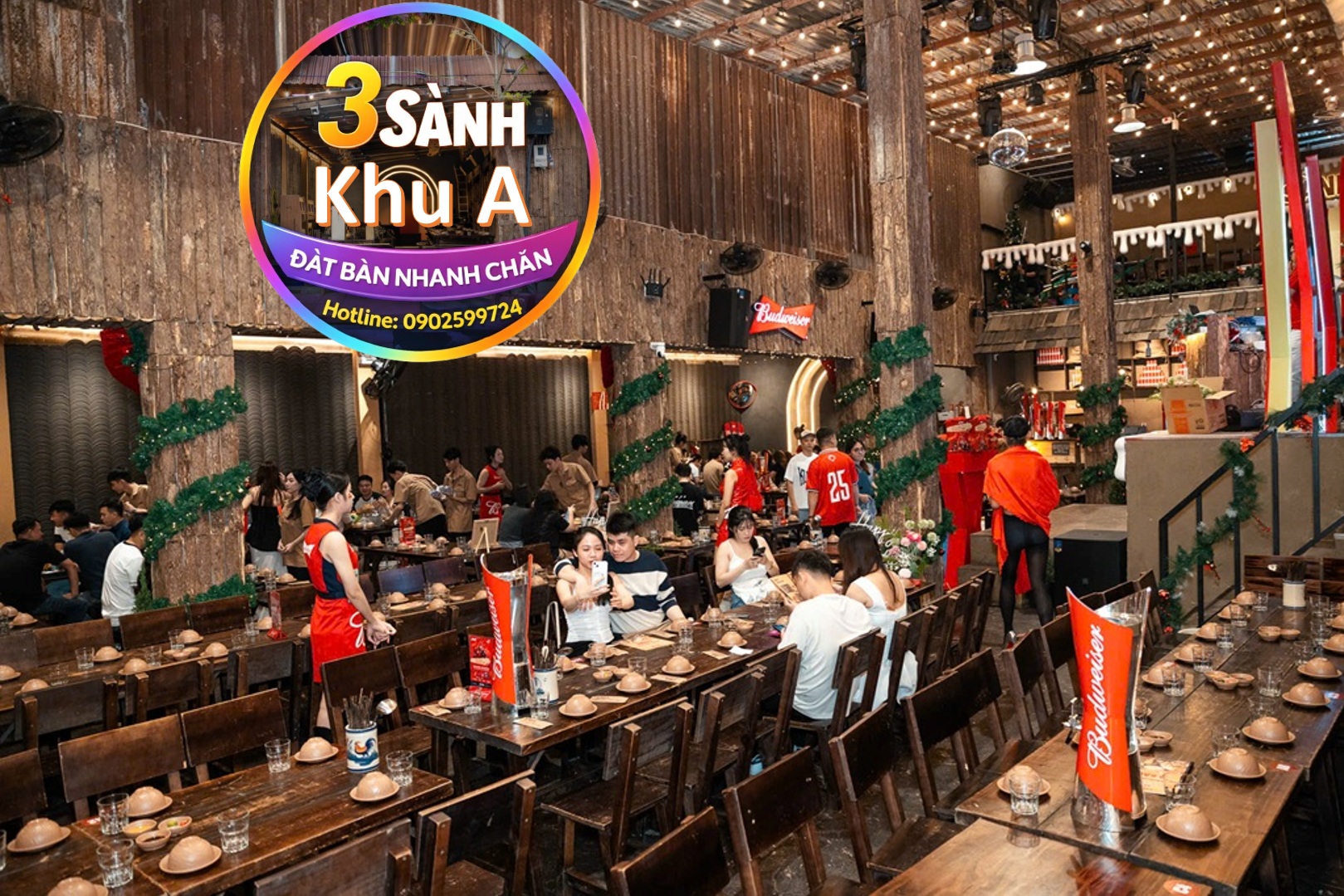 Booking Bàn 3 Sành Plus Khu A