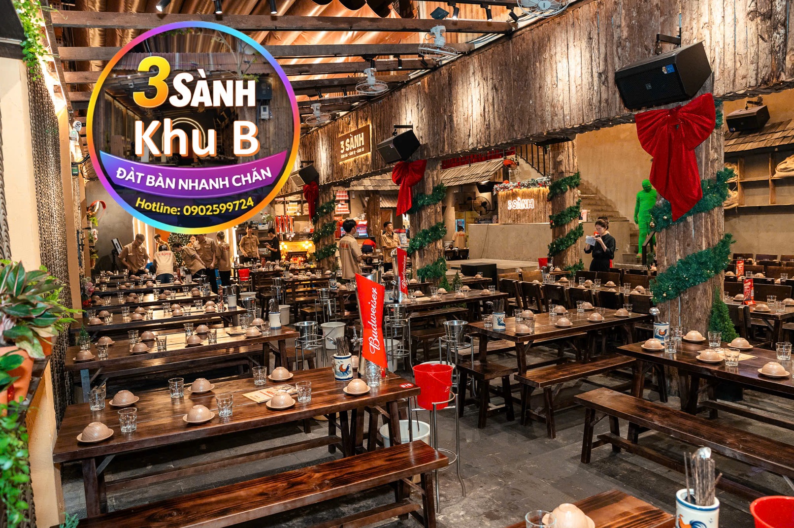 Đặt Bàn 3 Sành Plus Khu B