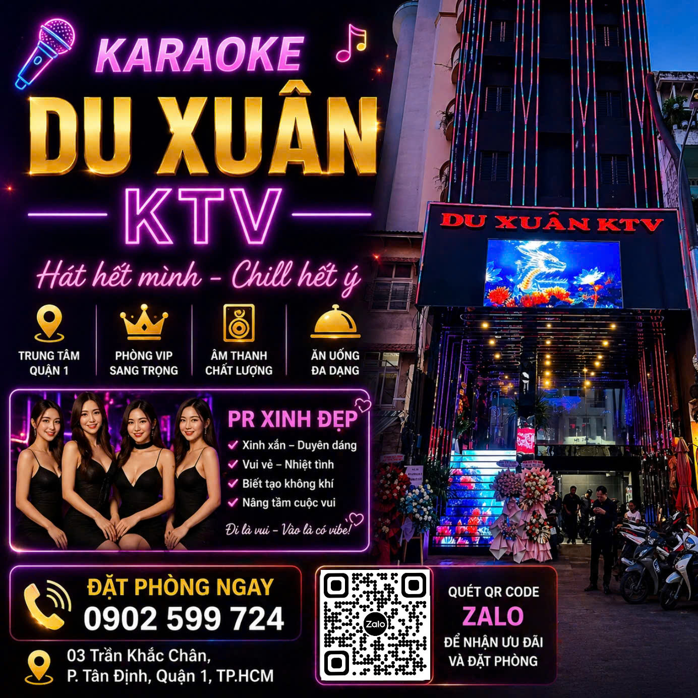 Hình Ảnh PR Du Xuân 3 Trần Khắc Trân Quận 1