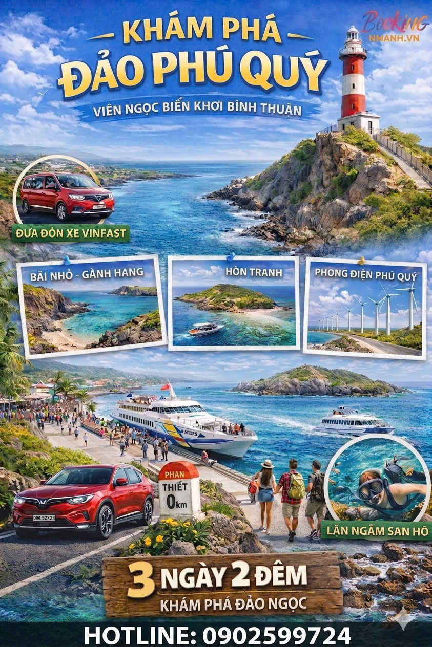 Tour Đảo Phú Quý 3 Ngày 2 Đêm