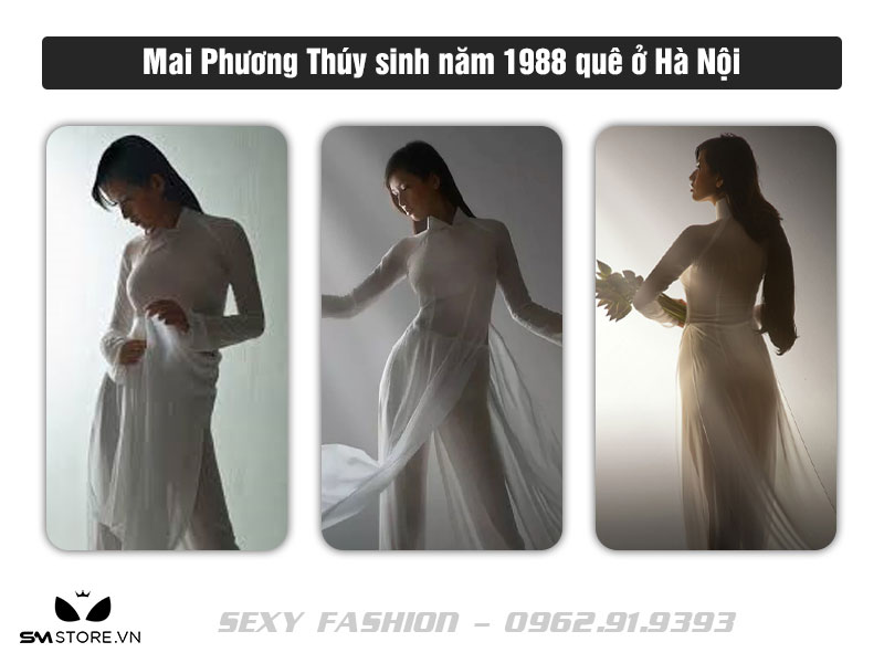 Mai Phương Thúy mặc áo dài siêu mỏng