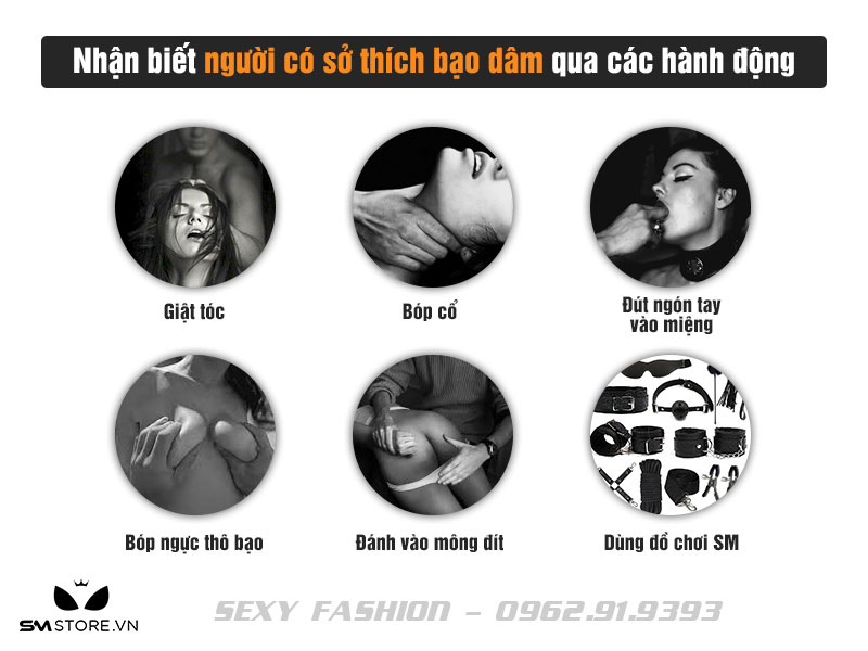 Nhận biết người có sở thích bạo dâm qua các hành động