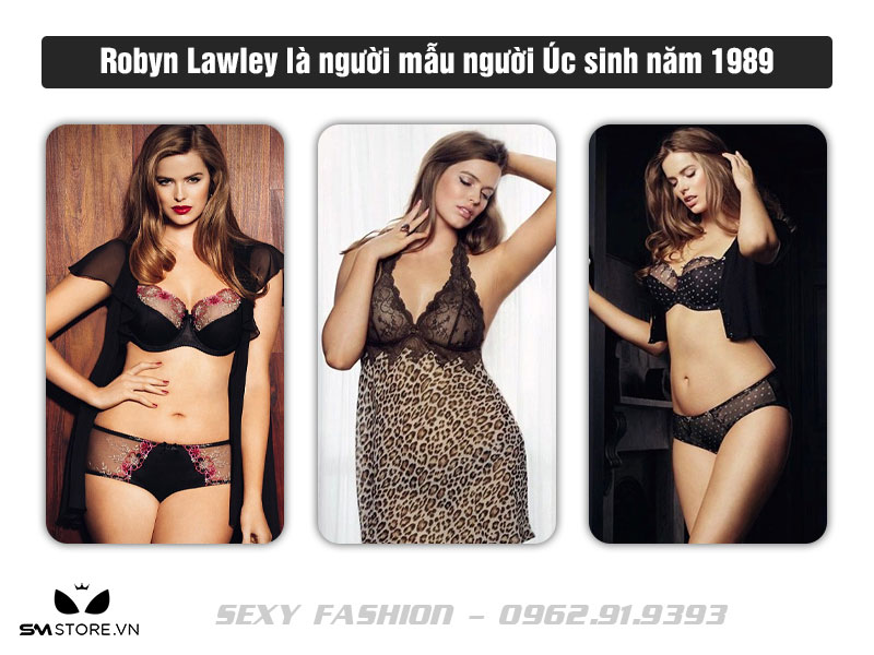 Robyn Lawley mặc nội y trong suốt