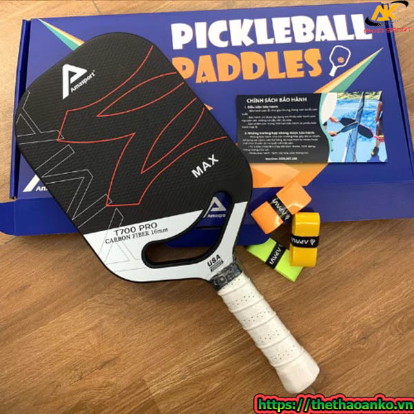 vot-pickleball-t7-promax-16mm-mau-den-mat-vot-carbon-khanh-hoa-2