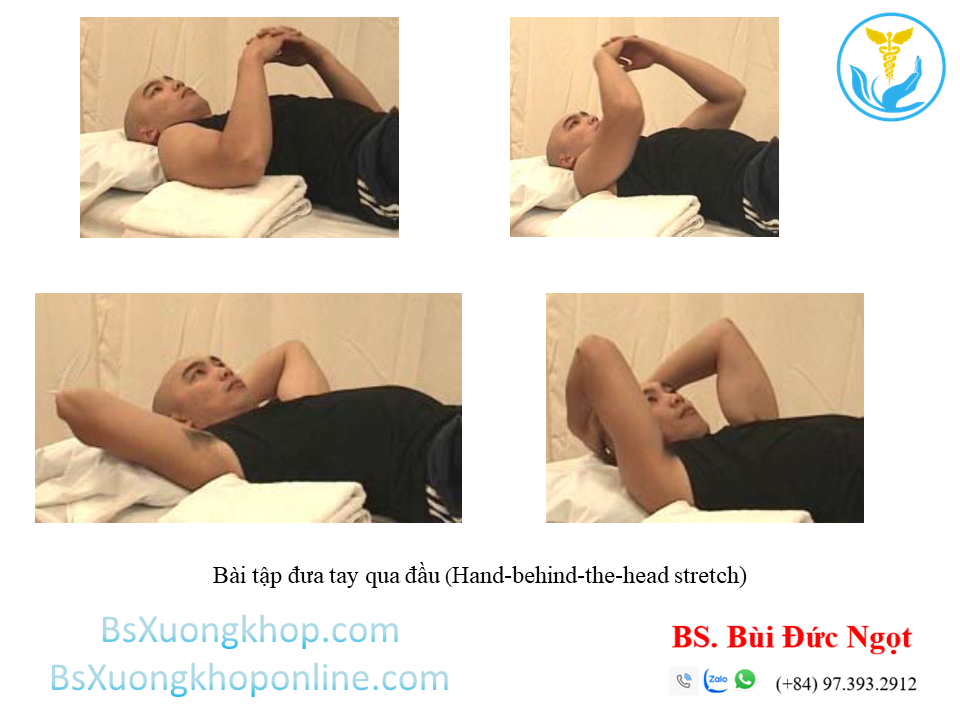 Bài tập đưa tay qua đầu khi nằm