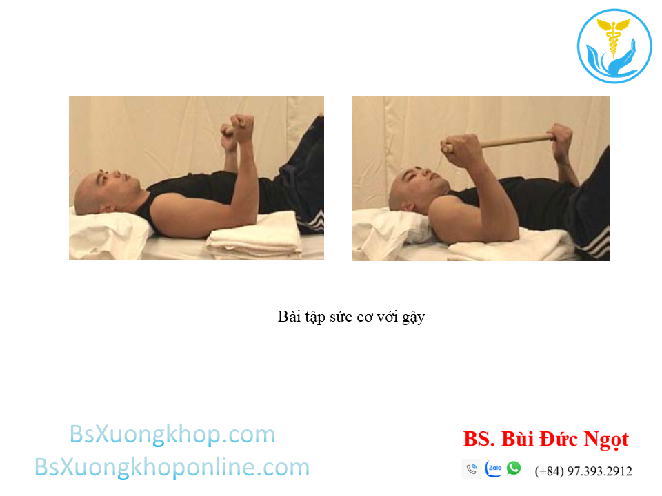 Bài tập sức cơ với gậy