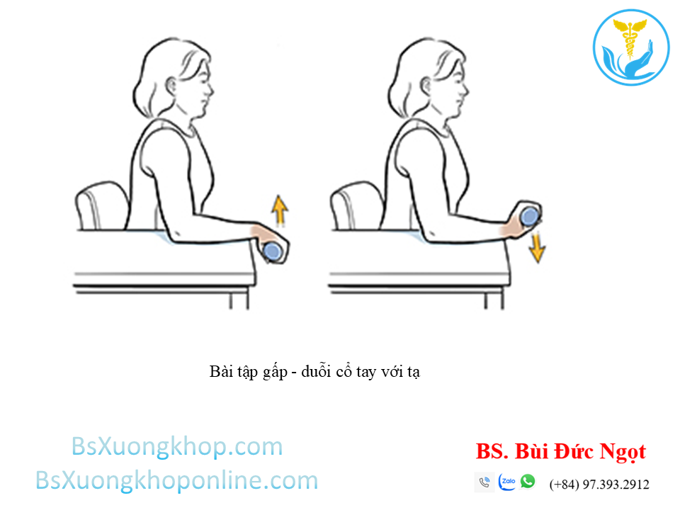 Bài tập cải thiện tennis elbow | BsXuongkhop.com