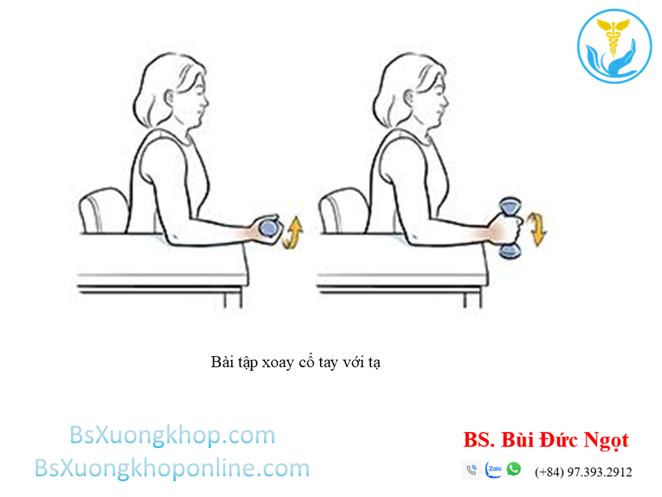 Bài tập cải thiện tennis elbow | BsXuongkhop.com