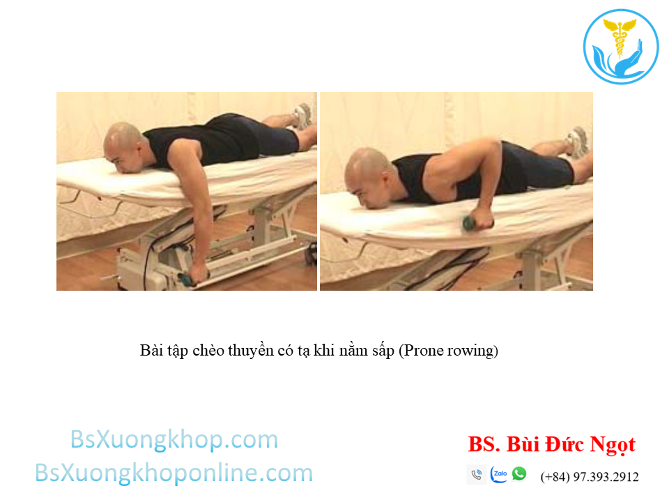 Bài tập chèo thuyền (rowing) có tạ