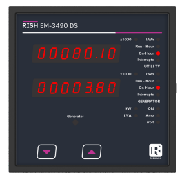 Đồng hồ đo năng lượng nguồn kép (có thể lập trình)- Rish EM3490DS