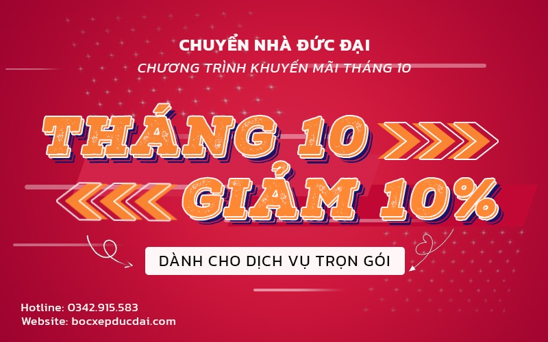 khuyến mãi tháng 10
