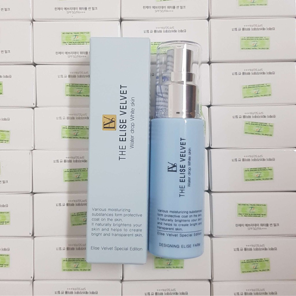 Lindsay The elise velvet Water drop White Skin