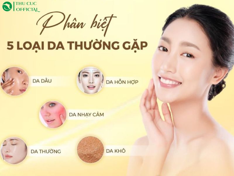 Phân biệt 5 loại da cơ bản