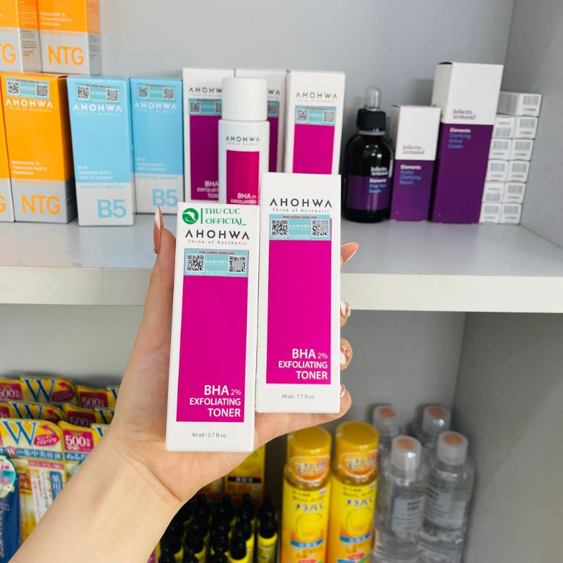 Toner BHA Exfoliating 2% Ahohwa 80ml