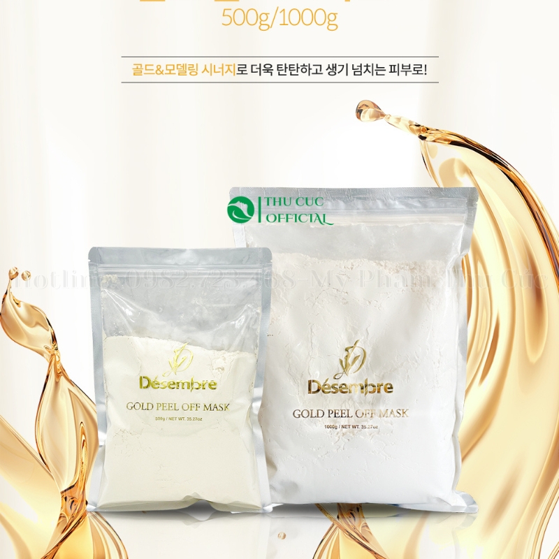 Mặt nạ thạch vàng Desembre