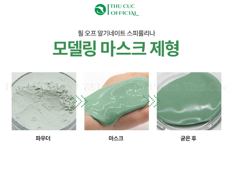 Bột mặt nạ tảo biển Desembre Peel Off Alginate Spirulina