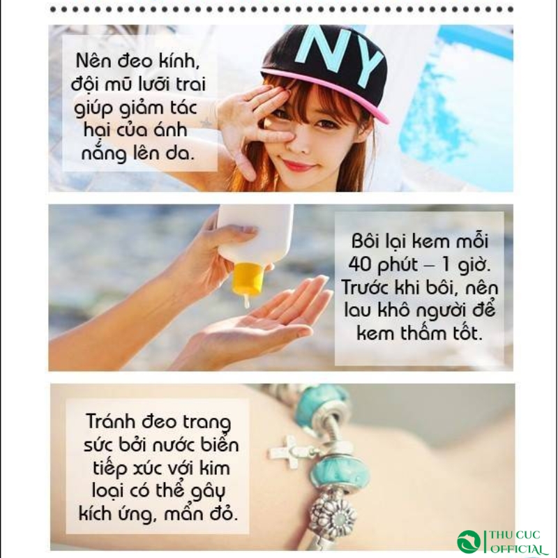 Chăm da khi đi biển cần lưu ý gì?