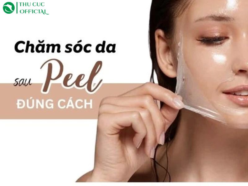 Chăm sóc da sau peel đúng cách